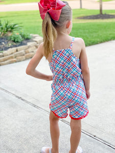 Red, White & Boom Romper