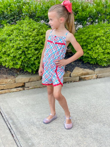 Red, White & Boom Romper