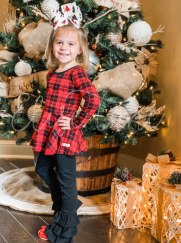 Buffalo Plaid Peplum