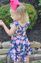 Load image into Gallery viewer, Rosie Posie Flutter Twirl Dress