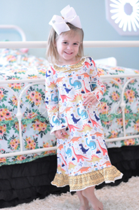 Dino Pajama Gown