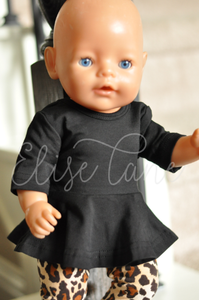 Black Doll Peplum