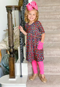 Electric Spots Pocket Dress