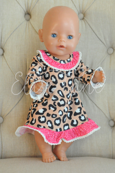 Leopard Doll Gown