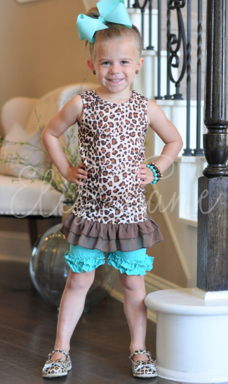 Leopard Ruffle Tunic