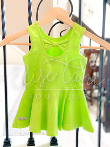 Lime Peplum