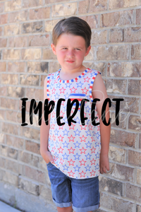 IMPERFECT - Stars & Stripes Pocket Tank