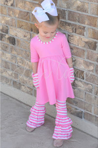 Sweetheart Stripe Pocket Dress